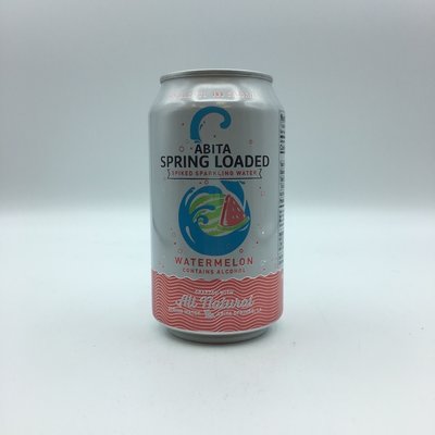 Abita Spring Loaded Watermelon Hard Seltzer Can 4PK 12OZ Abita Spring Loaded Watermelon Hard Seltzer Can 4PK 12OZ