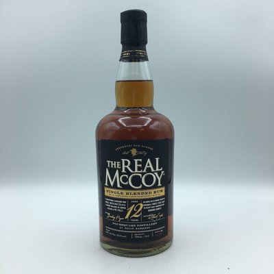 The Real Mccoy Single Blended Rum 12YR 750ML The Real Mccoy Single Blended Rum 12YR 750ML