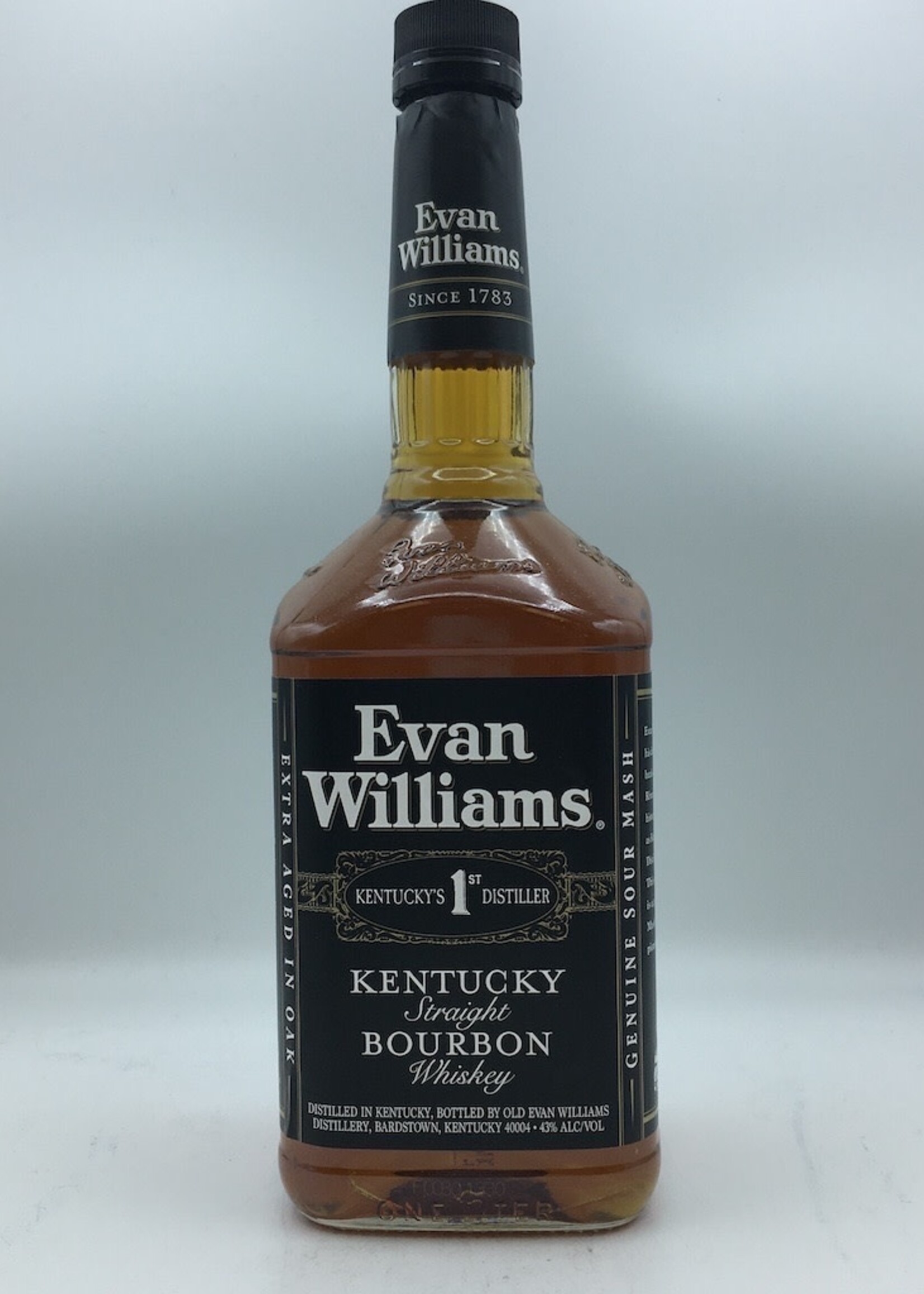 Evan Williams Black Label Bourbon Liter G