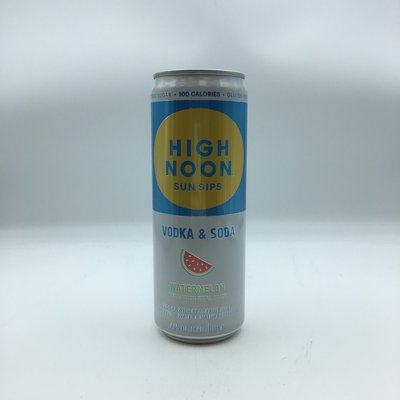 High Noon Watermelon Vodka & Soda 4PK 355ML High Noon Watermelon Vodka & Soda 4PK 355ML