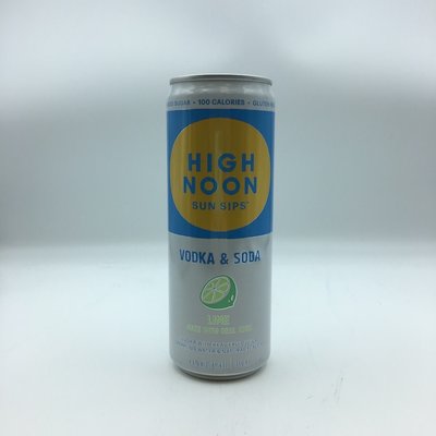 High Noon Lime Vodka & Soda 4PK 355ML High Noon Lime Vodka & Soda 4PK 355ML