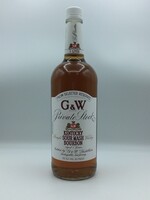 G & W Private Stock Kentucky Sour Mash Bourbon Liter V