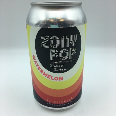 Zony Mash Pop Watermelon Spiked Seltzer 6PK 12OZ Zony Mash Pop Watermelon Spiked Seltzer 6PK 12OZ