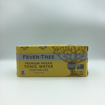 Fever Tree Indian Tonic Cans 8PK 5OZ Fever Tree Indian Tonic Cans 8PK 5OZ
