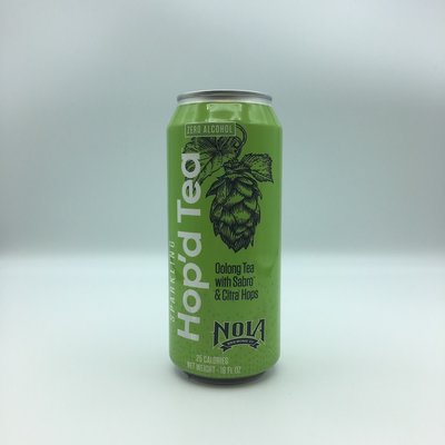 NOLA Hop’d Tea Oolong with Sabro & Citra Hops (Green Can) 16OZ NOLA Hop’d Tea Oolong with Sabro & Citra Hops (Green Can) 16OZ