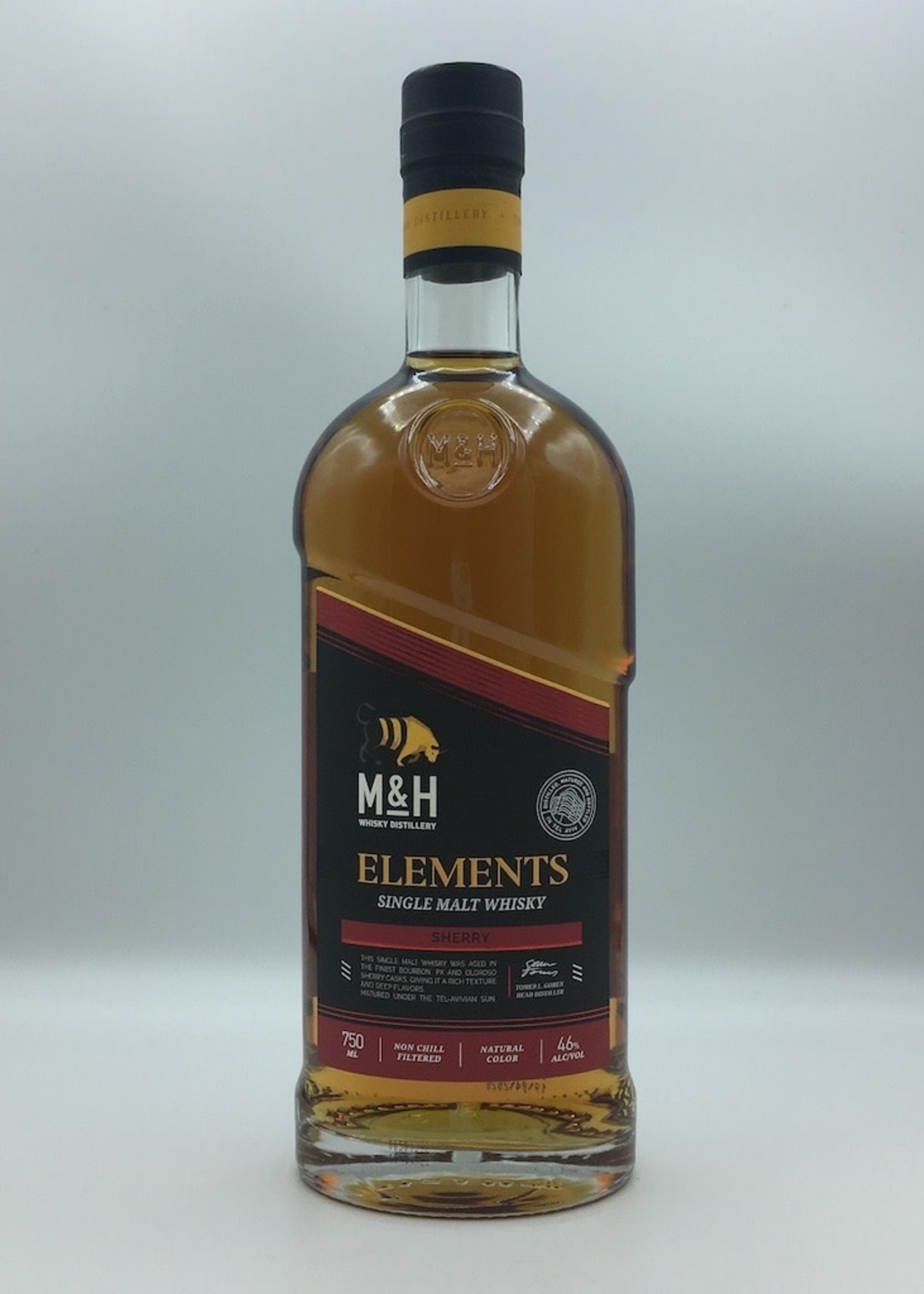 M&H Milk and Honey Elements Sherry Single Malt Whisky 750ML A
