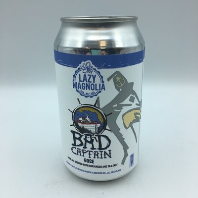 Lazy Magnolia Bad Captain Gose 6PK 12OZ Lazy Magnolia Bad Captain Gose 6PK 12OZ