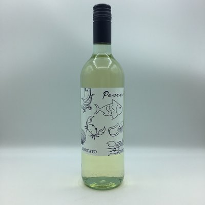 Mercato Pesce White Wine 750ML Garganega, Tebbiano, Pinot Grigio. Mercato Pesce White Wine 750ML Garganega, Tebbiano, Pinot Grigio.