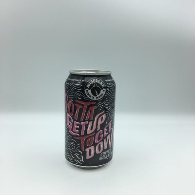 Wiseacre Gotta Get Up to Get Down Coffee Milk Stout 6PK 12OZ Wiseacre Gotta Get Up to Get Down Coffee Milk Stout 6PK 12OZ