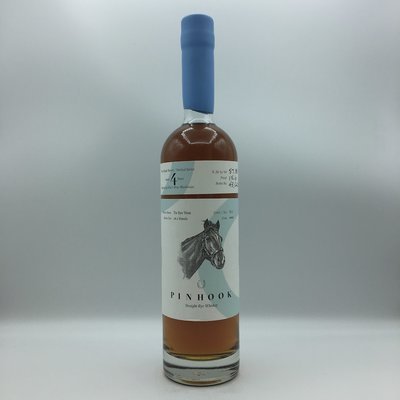 Pinhook “Tiz Rye Time” Elio’s Single Barrel Vertical Series 4 Year Straight Rye Whiskey 750ML BLUE WAX Pinhook “Tiz Rye Time” Elio’s Single Barrel Vertical Series 4 Year Straight Rye Whiskey 750ML BLUE WAX