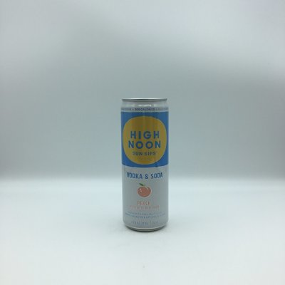 High Noon Peach Vodka & Soda 4PK 355ML High Noon Peach Vodka & Soda 4PK 355ML