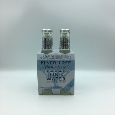 Fever Tree LIGHT Tonic Water 4PK 200ML Fever Tree LIGHT Tonic Water 4PK 200ML