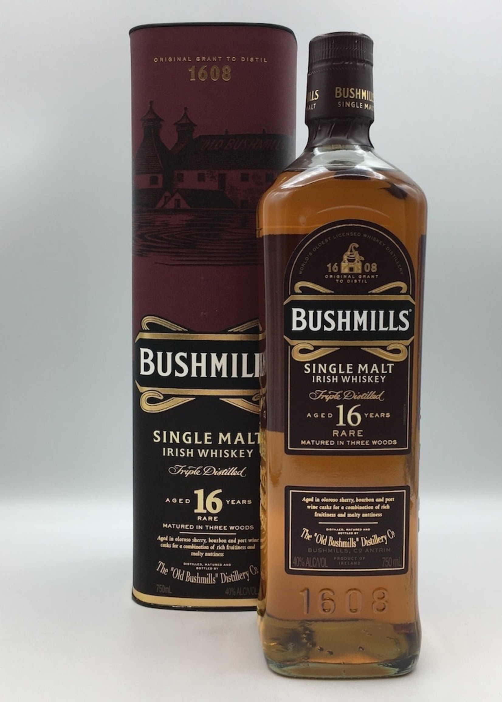 Bushmills 16YRS Single Malt Irish Whiskey 750ML R