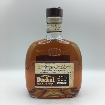 George Dickel Sour Mash Whisky 9YRS 750ML George Dickel Sour Mash Whisky 9YRS 750ML