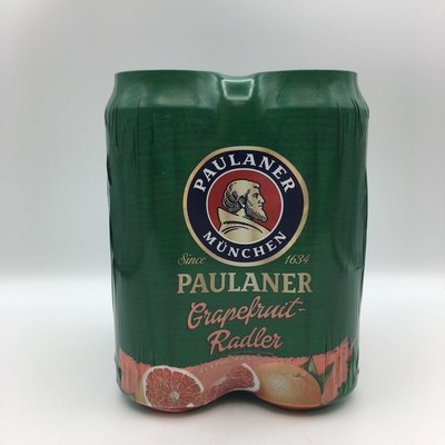 Paulaner Grapefruit Radler 4PK 16OZ Paulaner Grapefruit Radler 4PK 16OZ