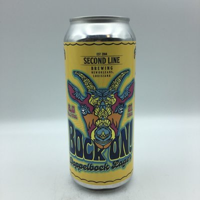 Second Line Bock On!Dopplebock Lager 4PK 16OZ Second Line Bock On!Dopplebock Lager 4PK 16OZ