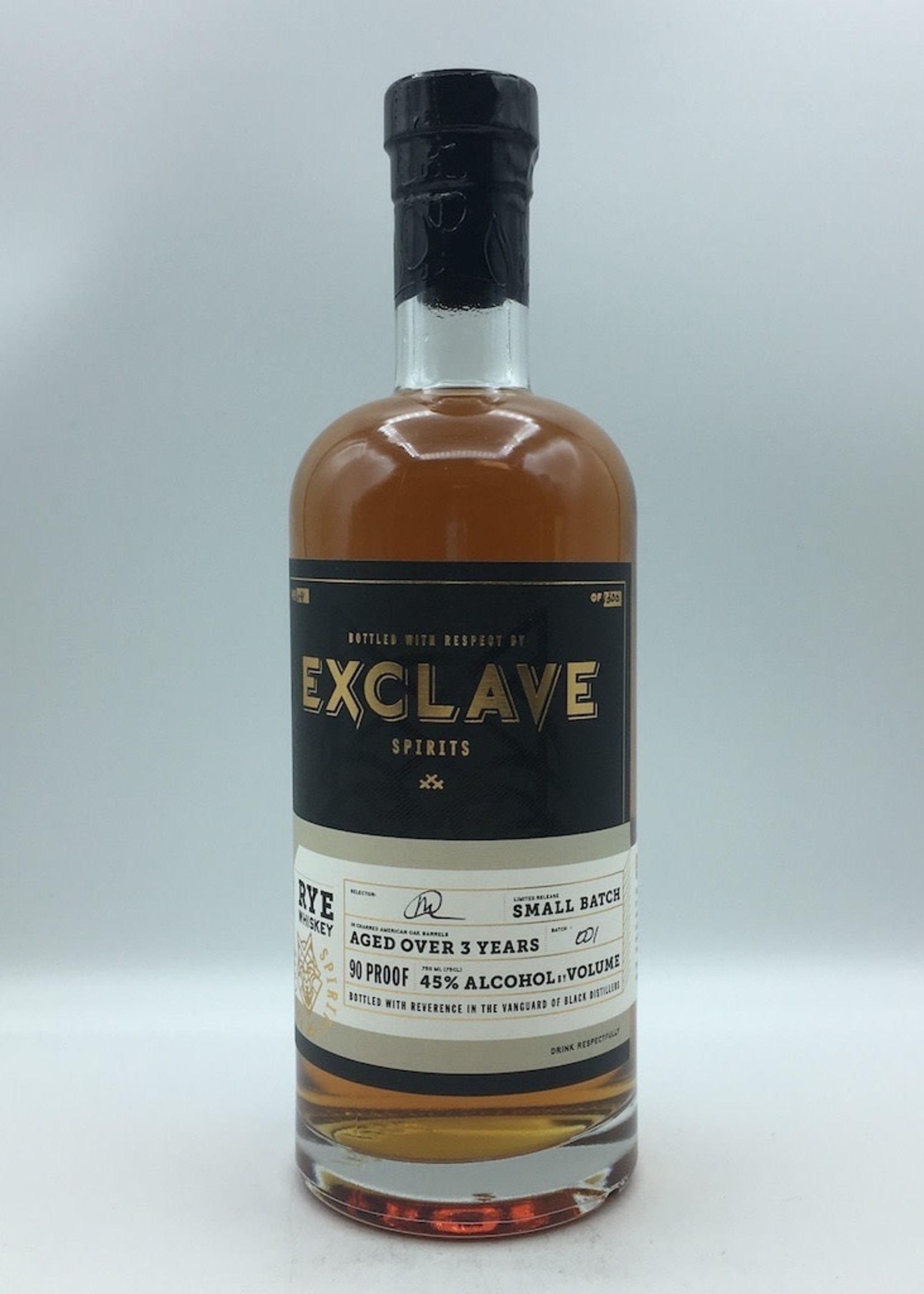 Exclave Small Batch Rye Whiskey 750ML U