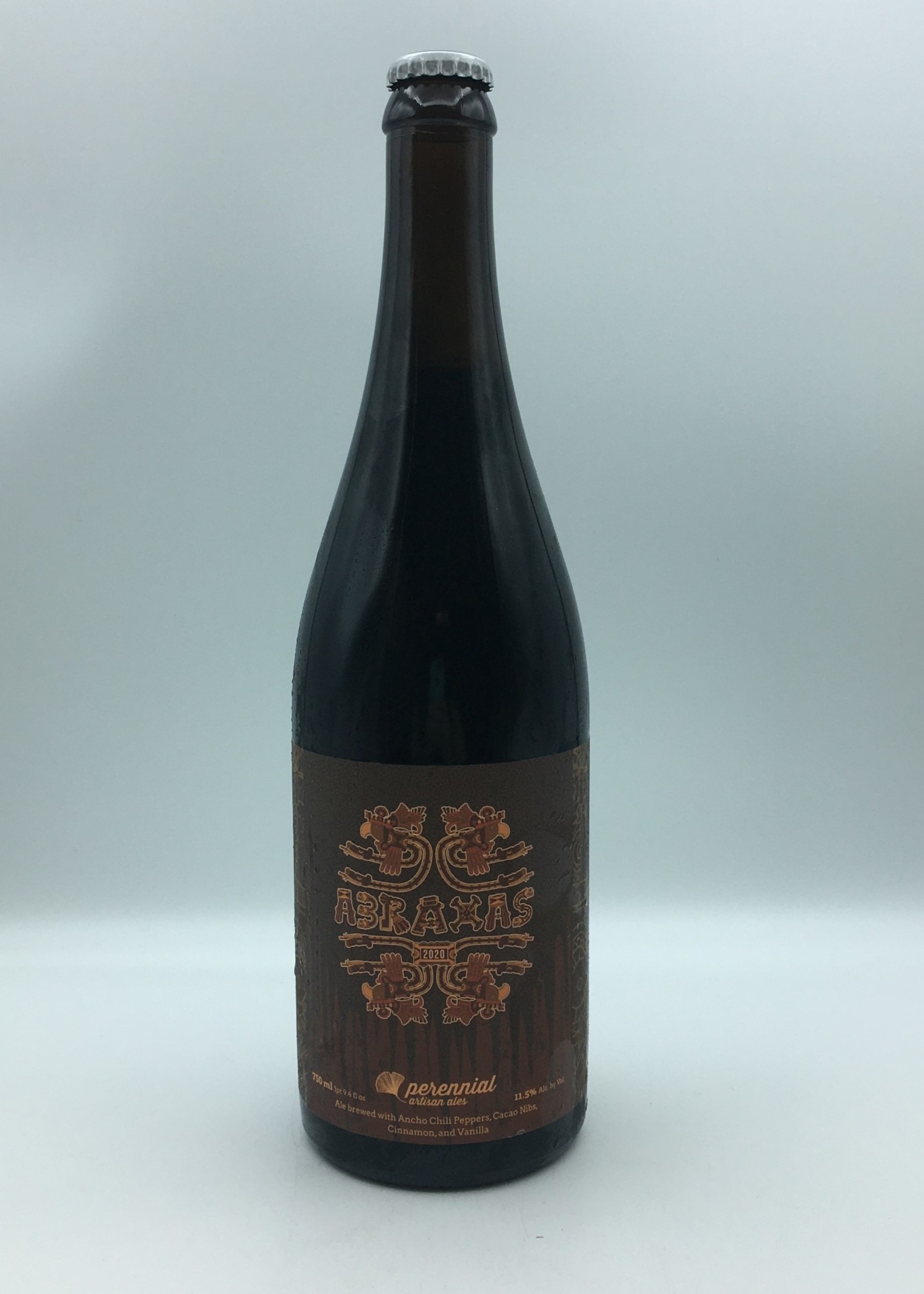 Perennial Abraxas Ale with chili,cacao,cinnamon,vanilla 750ML