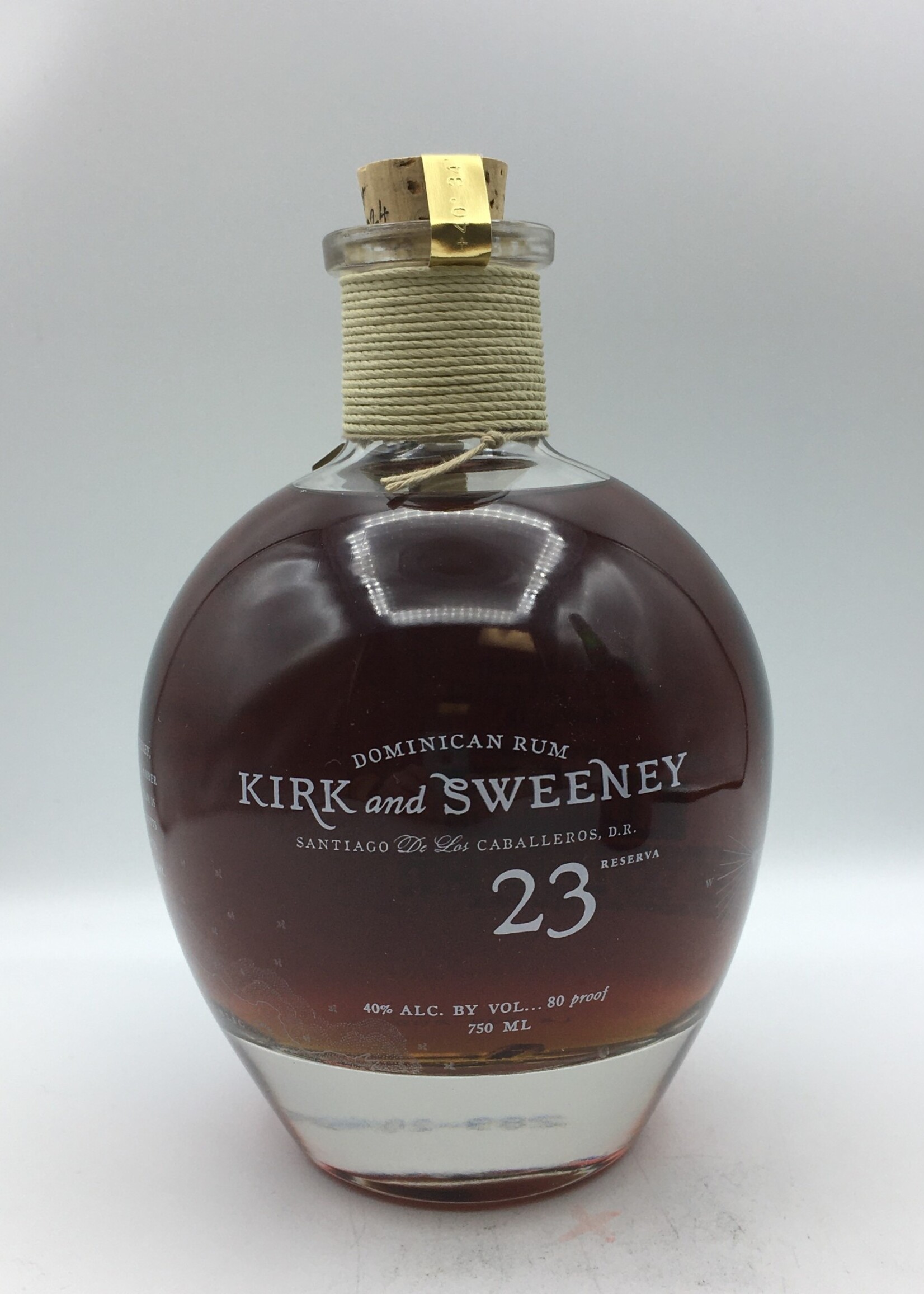 Kirk and Sweeney Rum 23YR 750ML