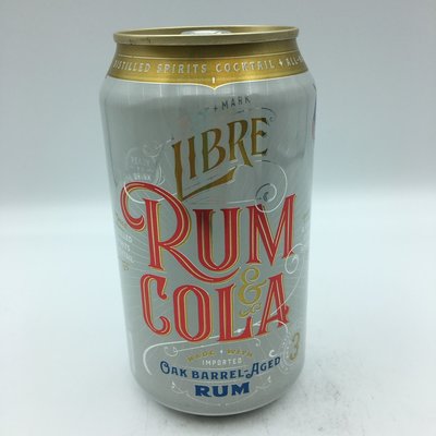 Libre Rum & Coke 4PK 12OZ Libre Rum & Coke 4PK 12OZ