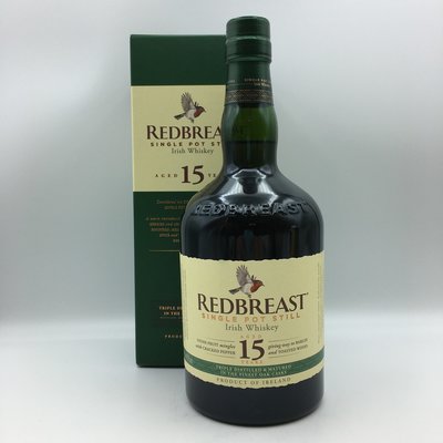 Redbreast Single Pot Still Irish Whiskey 15YR 750ML Redbreast Single Pot Still Irish Whiskey 15YR 750ML
