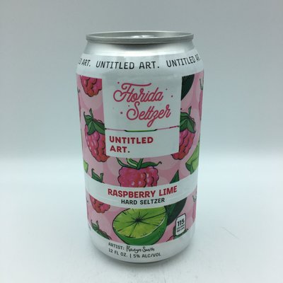 Untitled Art Florida Seltzer Raspberry Lime Hard Seltzer 4PK 12OZ Untitled Art Florida Seltzer Raspberry Lime Hard Seltzer 4PK 12OZ