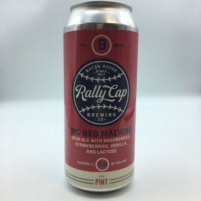 Rally Cap Big Red Machine Sour with Berries & Lactose SINGLE 16OZ Rally Cap Big Red Machine Sour with Berries & Lactose SINGLE 16OZ