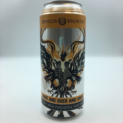 Orpheus Brewing Over and Over And Over Sour with Pineapple & Vanilla SINGLE 16OZ Orpheus Brewing Over and Over And Over Sour with Pineapple & Vanilla SINGLE 16OZ