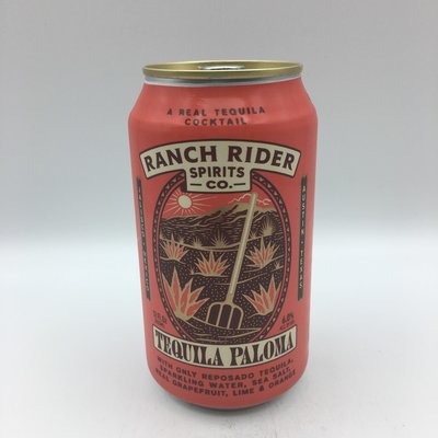 Ranch Rider Tequila Paloma Cocktail 4PK 12OZ Ranch Rider Tequila Paloma Cocktail 4PK 12OZ