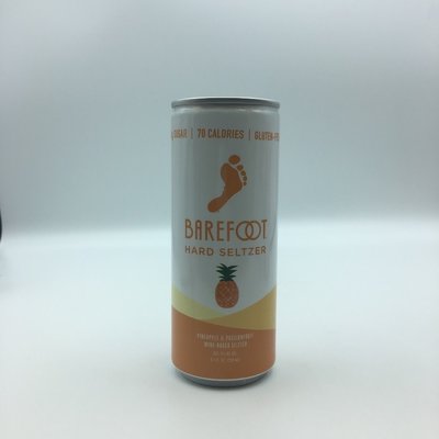 Barefoot Pineapple & Passionfruit Wine Hard Seltzer 4PK 250ML Barefoot Pineapple & Passionfruit Wine Hard Seltzer 4PK 250ML