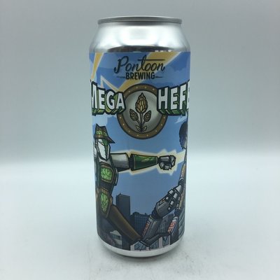 Pontoon Mega Hefe Hefeweizen SINGLE 16OZ Pontoon Mega Hefe Hefeweizen SINGLE 16OZ