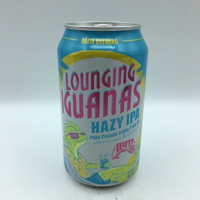 Abita Lounging Iguanas Hazy IPA 4PK 12OZ Abita Lounging Iguanas Hazy IPA 4PK 12OZ