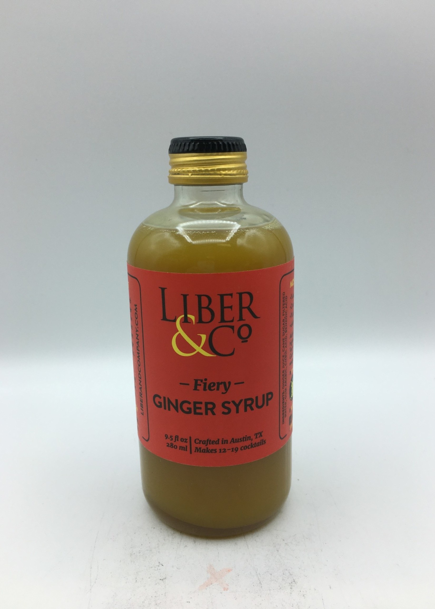 Liber And Co Fiery Ginger Syrup 9.5OZ