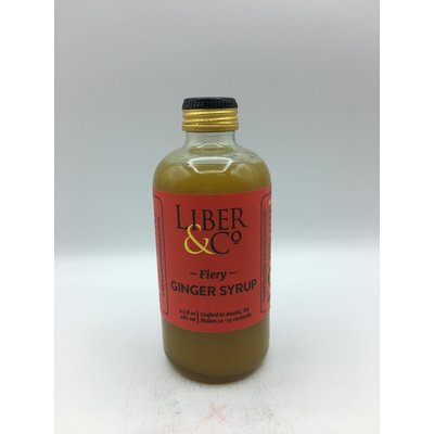 Liber And Co Fiery Ginger Syrup 9.5OZ Liber And Co Fiery Ginger Syrup 9.5OZ