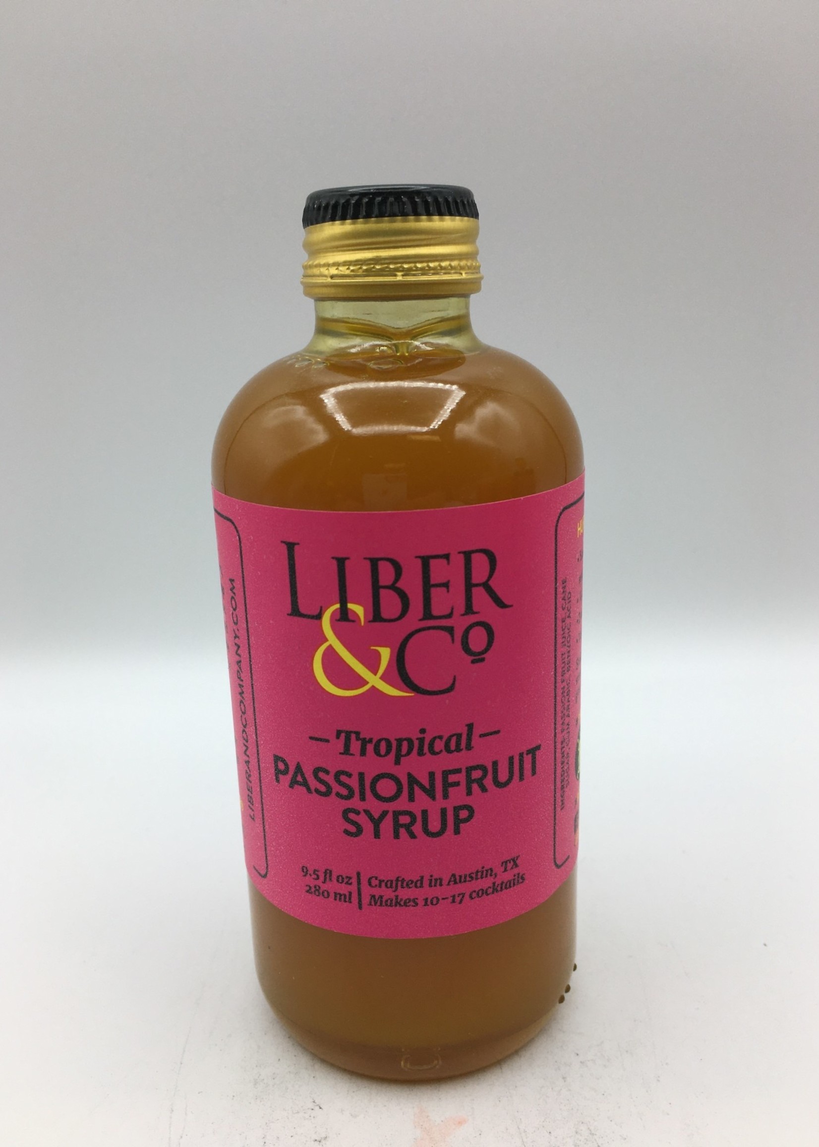 Liber And Co Tropical Passionfruit Syrup 9.5OZ