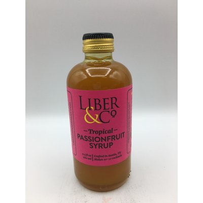 Liber And Co Tropical Passionfruit Syrup 9.5OZ Liber And Co Tropical Passionfruit Syrup 9.5OZ