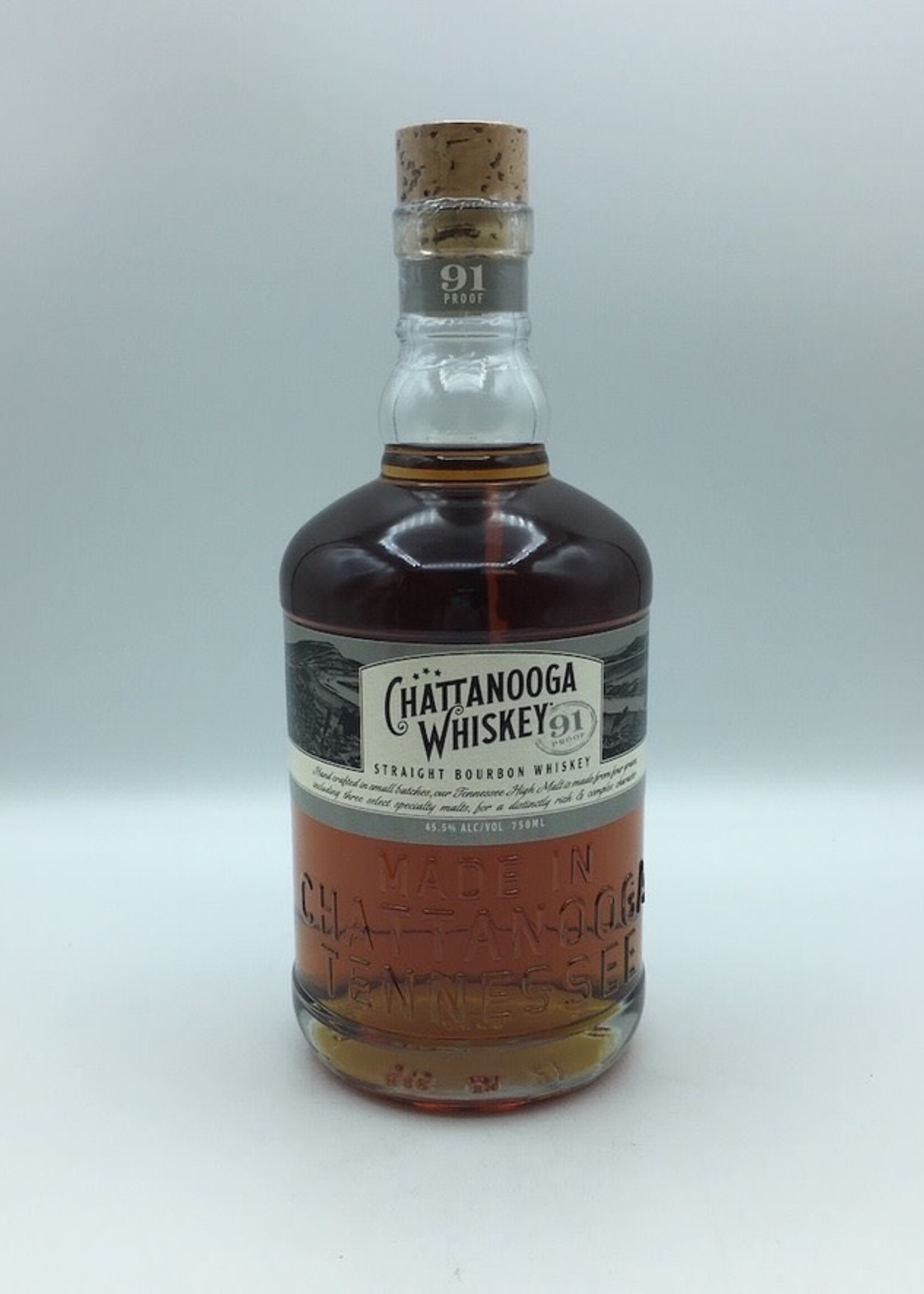Chattanooga Whiskey 91 Proof Bourbon Whiskey 750ML R
