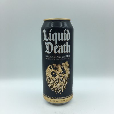 Liquid Death Sparkling Mountain Water 16.9OZ Can Liquid Death Sparkling Mountain Water 16.9OZ Can