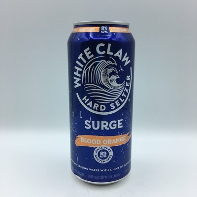 White Claw Hard Seltzer Surge Blood Orange SINGLE 16OZ White Claw Hard Seltzer Surge Blood Orange SINGLE 16OZ