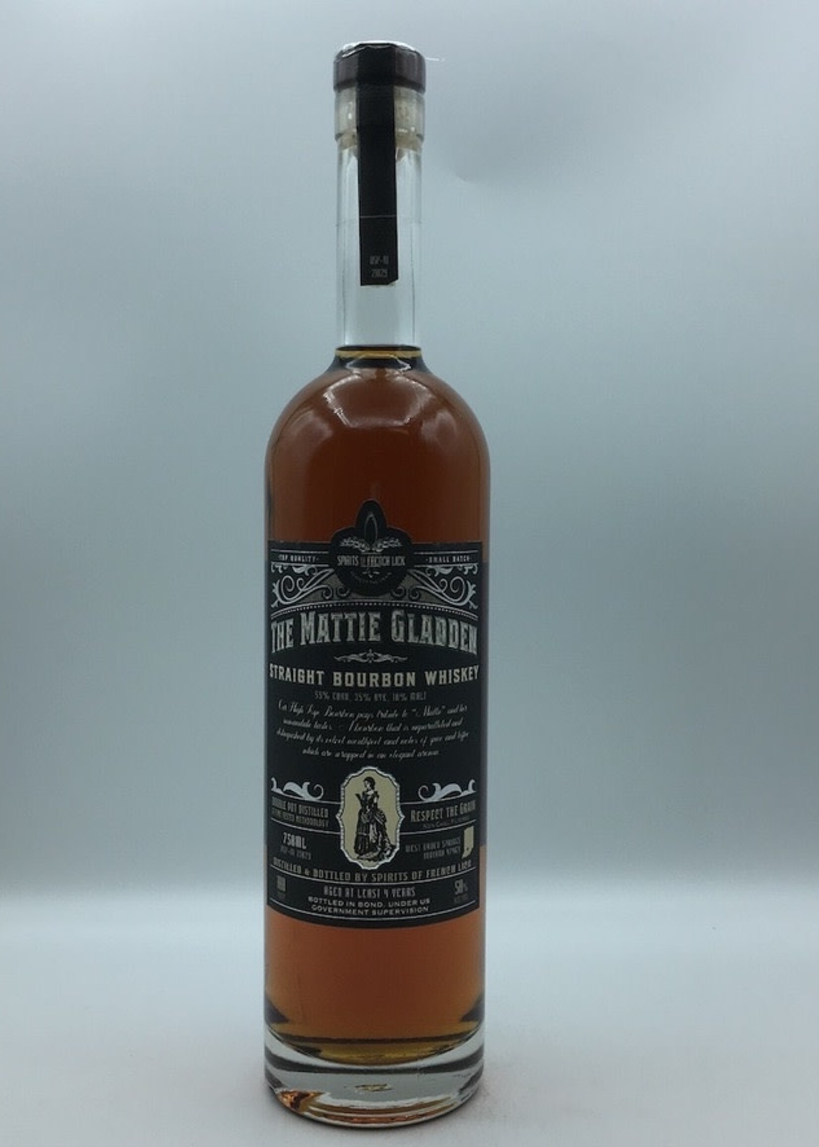 The Spirit of French Lick The Mattie Gladden 100 Proof Bourbon Whiskey 750ML