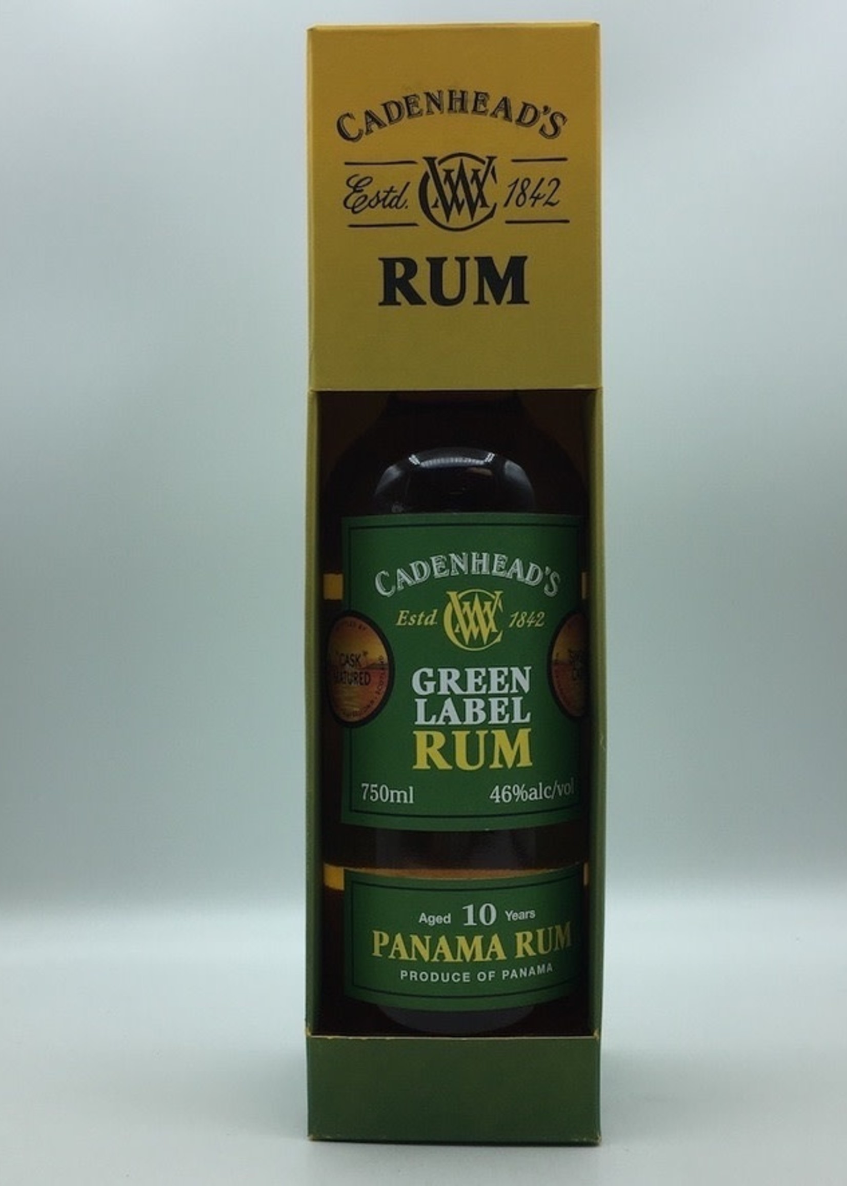 Cadenhead’s 10YRS Green Label Rum 750ML WU