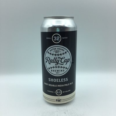 Rally Cap Shoeless Hazy DIPA 4PK 16OZ Rally Cap Shoeless Hazy DIPA 4PK 16OZ