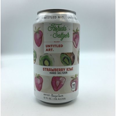 Untitled Art Florida Seltzer Strawberry Kiwi Hard Seltzer 4PK 12OZ Untitled Art Florida Seltzer Strawberry Kiwi Hard Seltzer 4PK 12OZ
