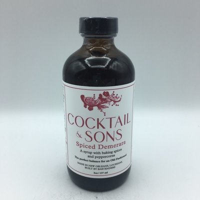 Cocktail & Sons Spiced Demerara 8OZ Cocktail & Sons Spiced Demerara 8OZ