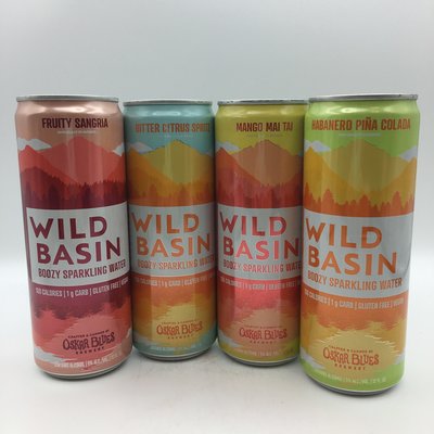 Oskar Blues Wild Basin Cocktail Inspired Boozy Sparkling Seltzer Variety 12PK 12OZ Oskar Blues Wild Basin Cocktail Inspired Boozy Sparkling Seltzer Variety 12PK 12OZ