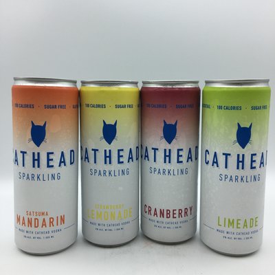 Cathead Sparkling Vodka Cocktail 8PK 12OZ Cathead Sparkling Vodka Cocktail 8PK 12OZ