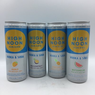 High Noon Tropical Variety Pack Vodka & Soda 8pk 355ML High Noon Tropical Variety Pack Vodka & Soda 8pk 355ML