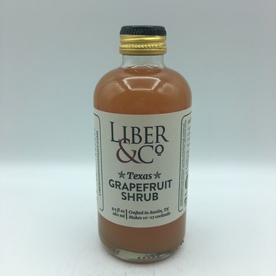 Liber And Co Texas Grapefruit Shrub 9.5OZ Liber And Co Texas Grapefruit Shrub 9.5OZ
