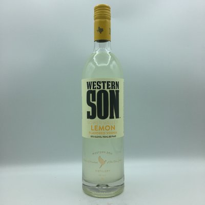 Western Son Lemon Vodka 750ML Western Son Lemon Vodka 750ML