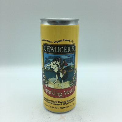 Chaucer’s Spatkling Mead 250ML Can Chaucer’s Spatkling Mead 250ML Can